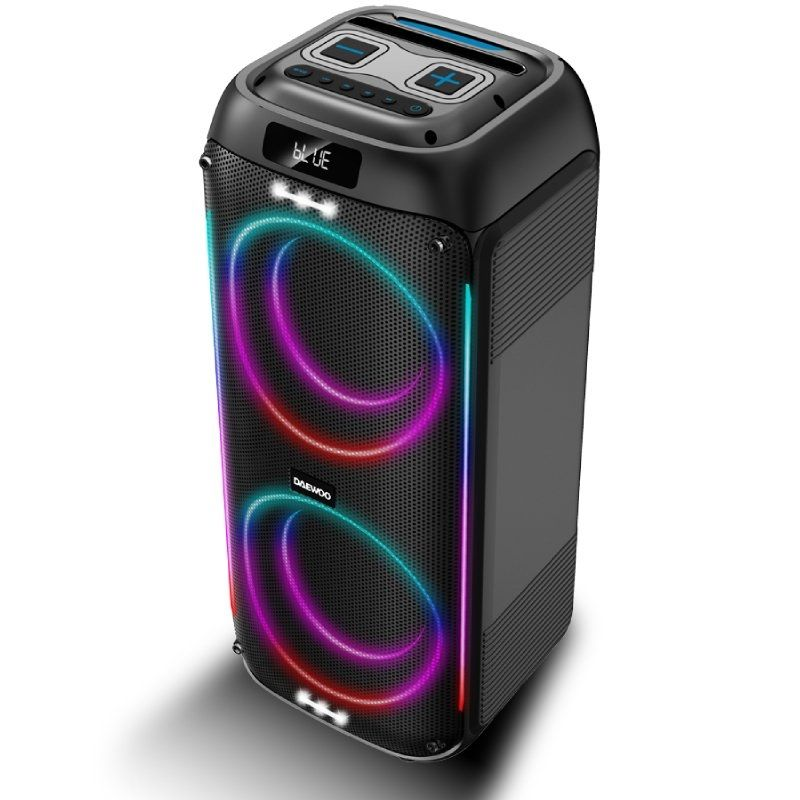 Altavoz portable con bluetooth daewoo party speaker dw3010 60w 2.1
