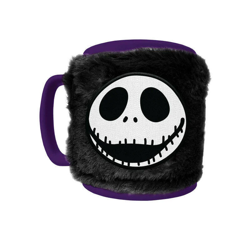 Taza funda de peluche jack pesadilla antes de navidad disney 440ml