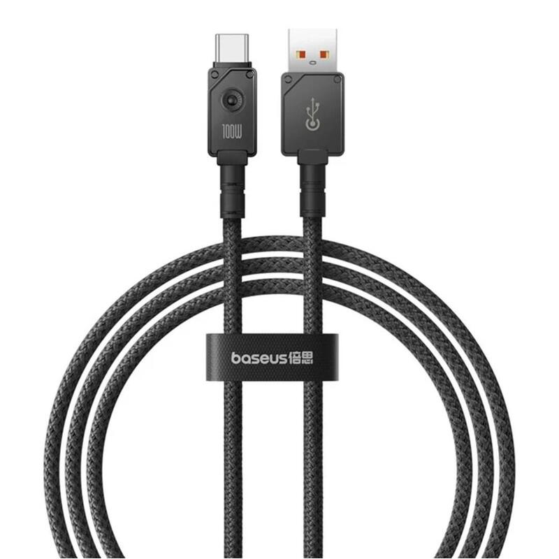 Cable baseus unbreakable usb 1 m usb a usb c negro