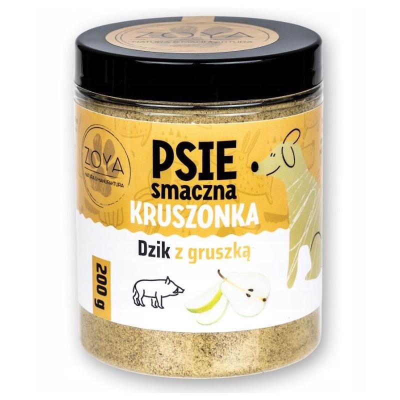 Zoya wild boar and pear crumble – premio para perros – 200g