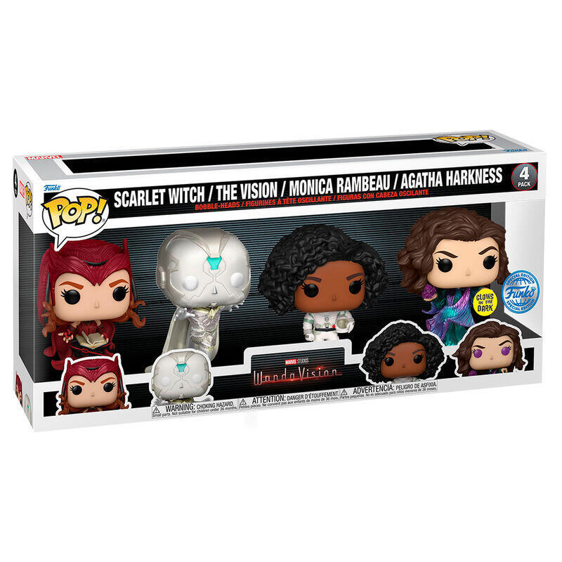 Figuras blister 4 pop marvel wandavision exclusive