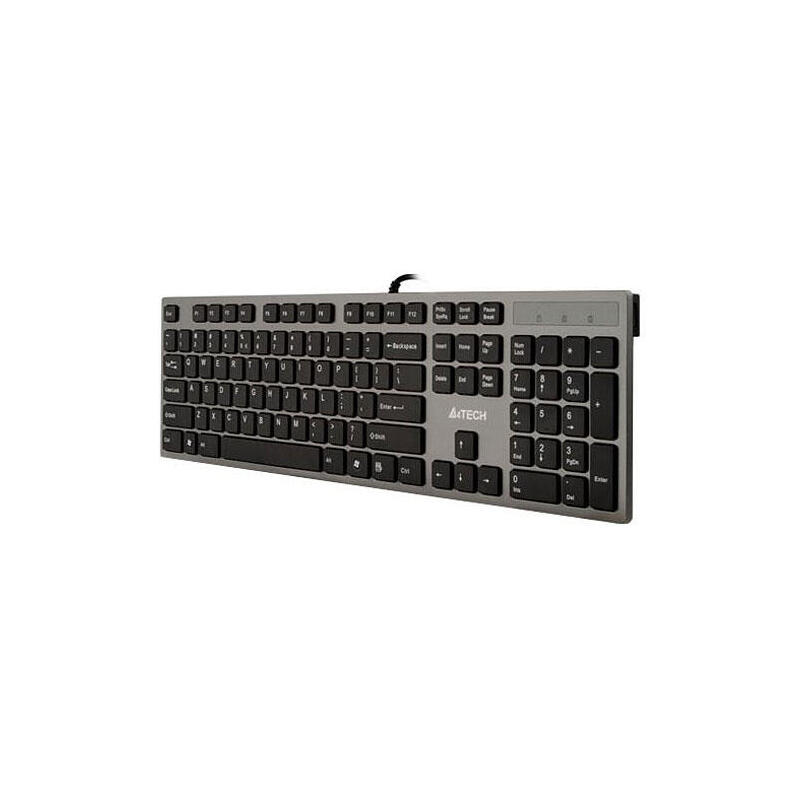 A4tech kv-300h teclado (ingles) usb qwerty negro, gris