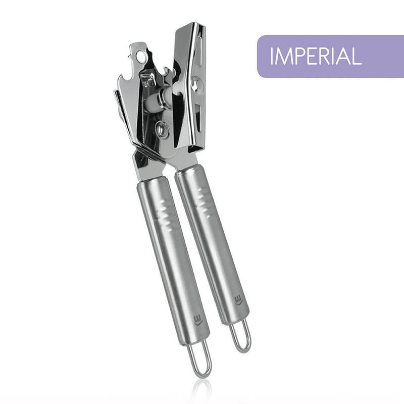Abrelatas cromado/inoxidable «imperial» 233250000 metaltex