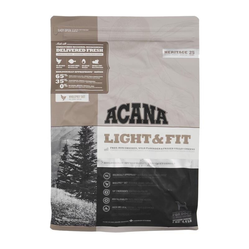 Acana heritage adult light & fit perro 2 kg