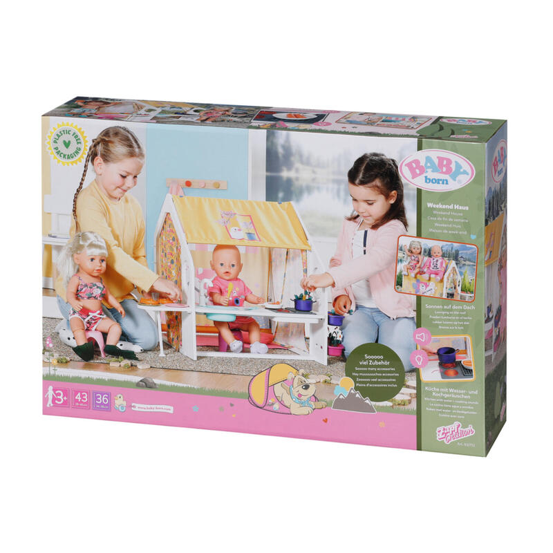 Accesorios para muÑecas zapf creation baby born® weekend haus, puppenzubehÖr 832752