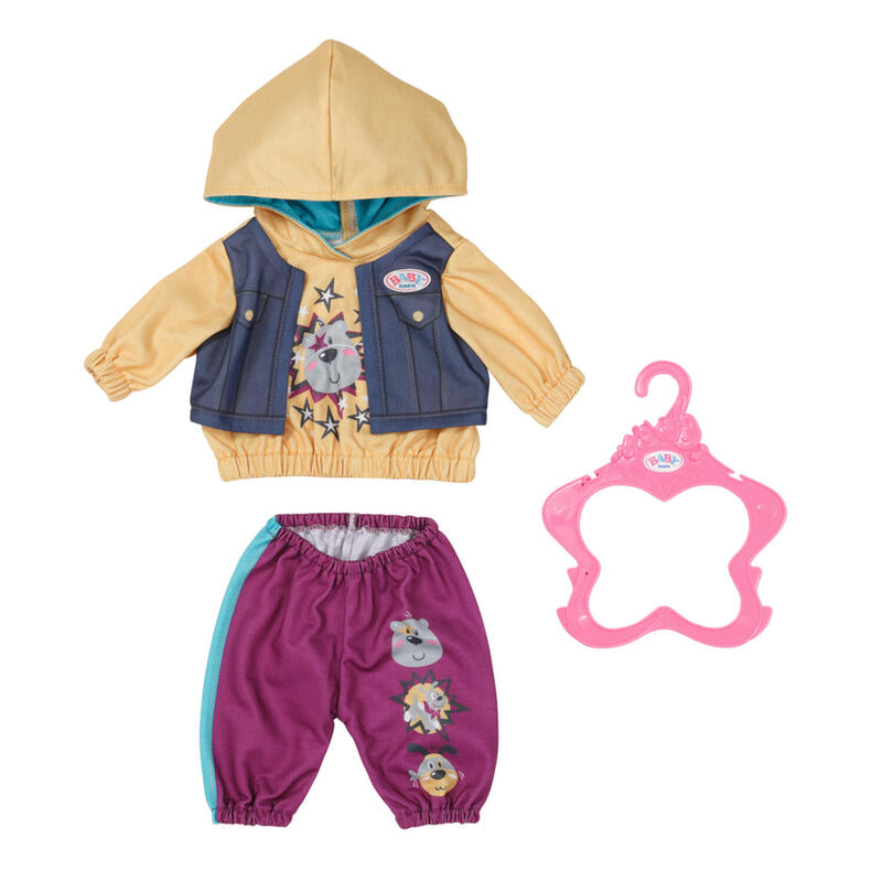 Accesorios para muÑecas zapf creation conjunto baby born® con capucha 43cm, 832615