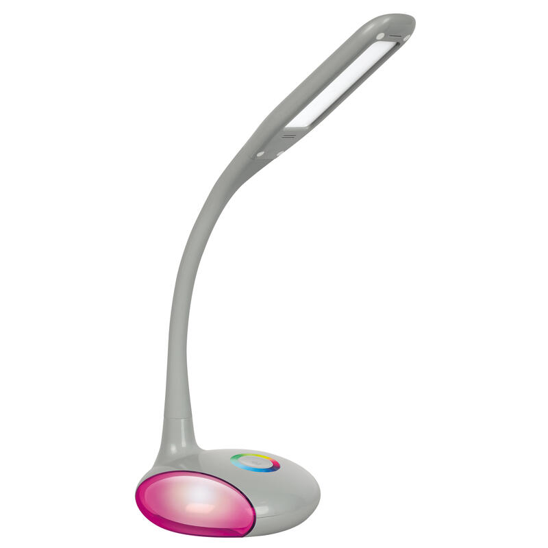 Activejet lÁmpara de escritorio led venus grey con base rgb