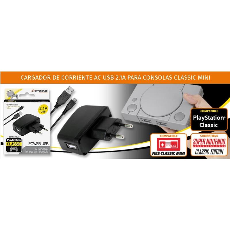 Adaptador corriente playstation classic