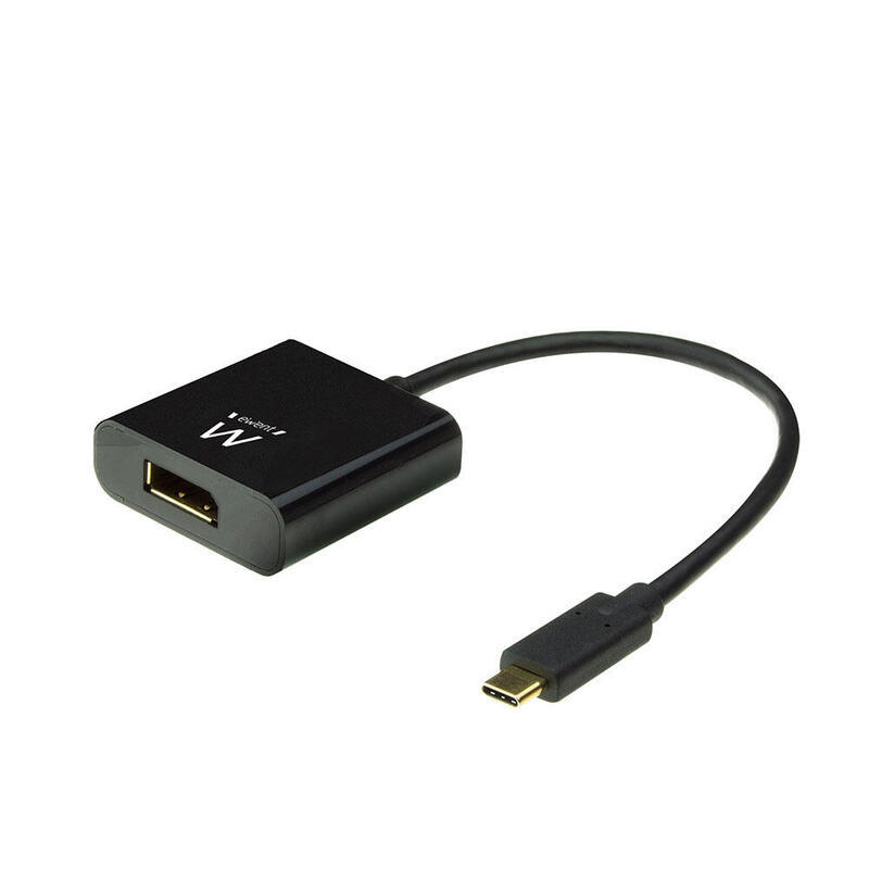 Adaptador ewent ew9825, usb tipo c, displayport, 4k 60hz  0,15 m