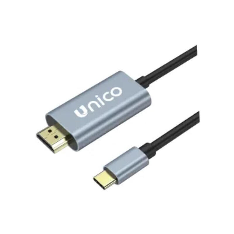 Adaptador uni tipo(c) a hdmi macho 4k