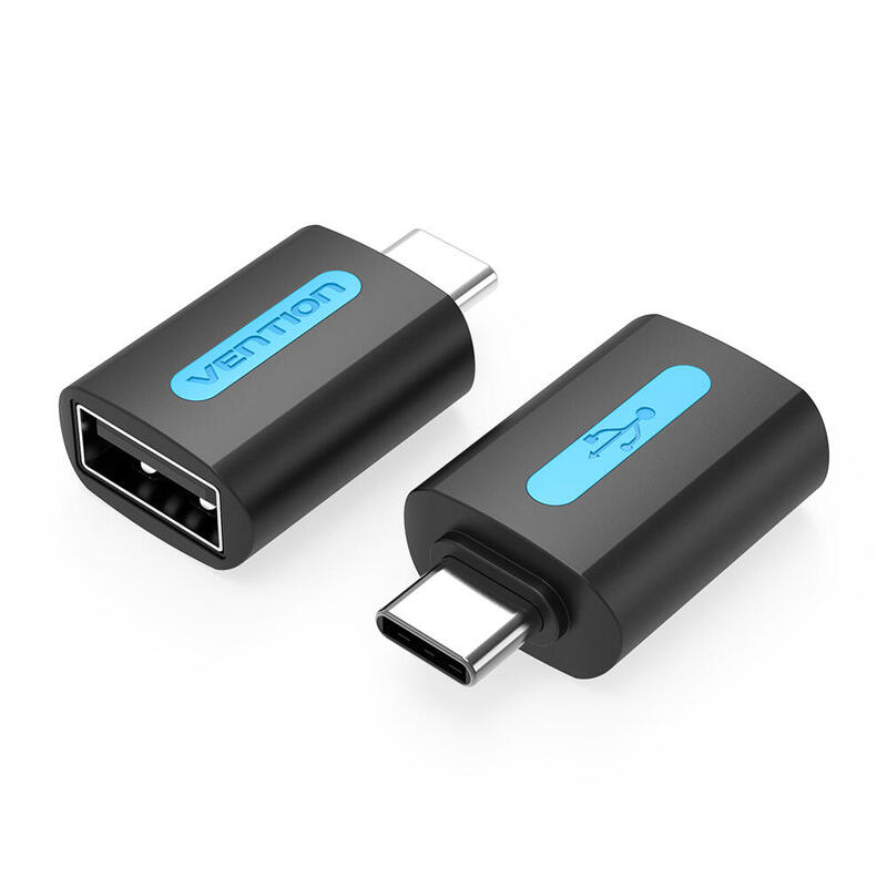 Adaptador usb 2.0 vention cdtb0 usb tipo-c macho usb hembra