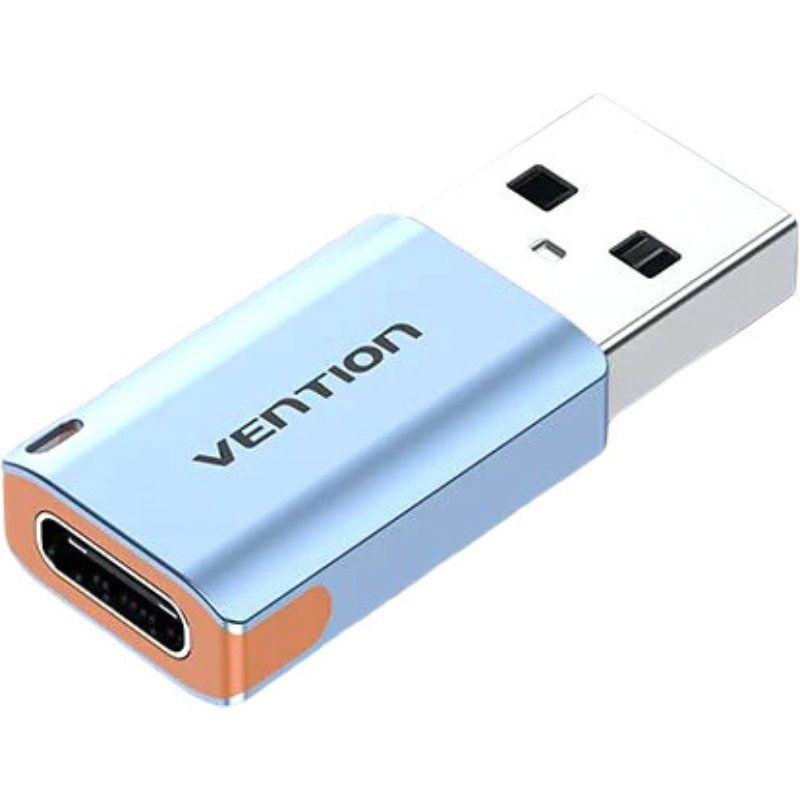 Adaptador usb 3.1 vention cuah0 usb tipo-c hembra usb macho gris