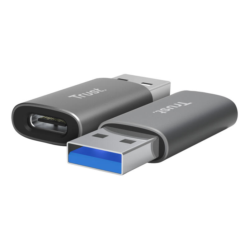 Adaptador usb 3.2 gen2 trust calyx usb tipo-c hembra usb macho