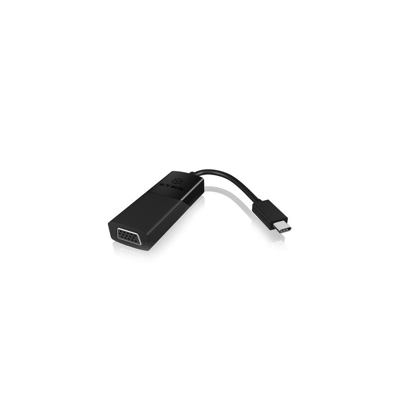 Adaptador usb icybox usb 3.1 tipo c – vga ib-ac533-c (b)