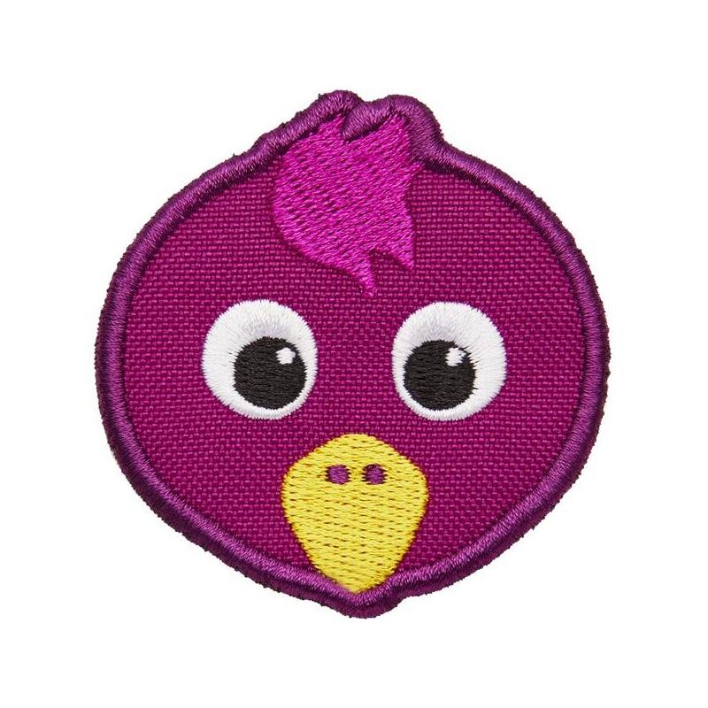 Affenzahn insignia de velcro pÁjaro, parche violeta afz-bdg-001-014