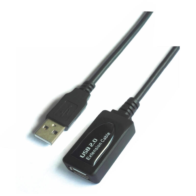 Aisens cable extension usb 2.0 con amplificador – tipo a macho a hembra – 10m – negro