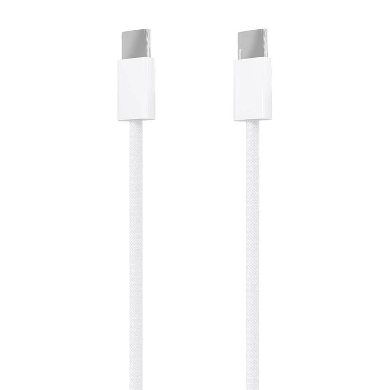 Aisens cable usb 2.0 3a 60w apple – tipo usb-c/m-usb-c/m – 1m – blanco
