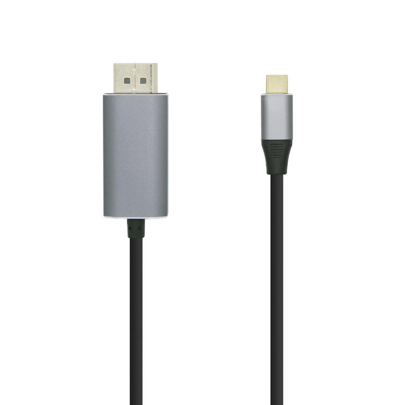 Aisens cable usb-c a displayport 4k@60hz – usb-c/m-dp/m – 0.80m – negro