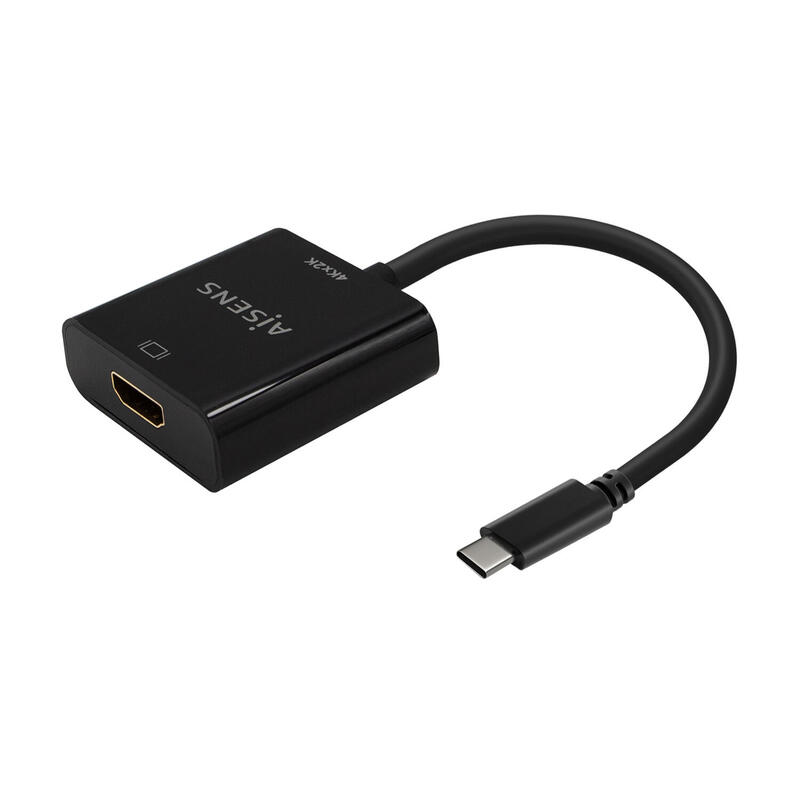 Aisens conversor usb-c a hdmi 4k@30hz – usb-c/m-hdmi/h – 15cm – negro
