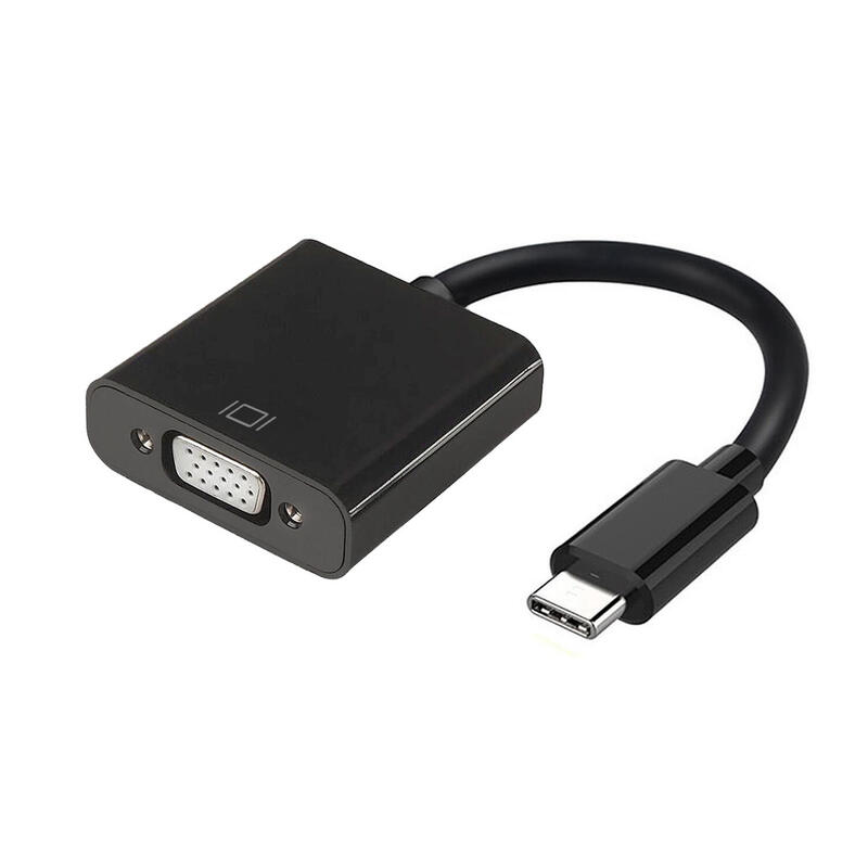 Aisens conversor usb-c a vga – usb-c/m-hdb15/h – 15cm – negro