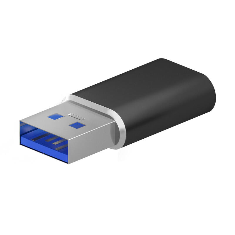 Aisens mini adaptador usb 3.2 gen2/usb 2.03a – tipo usb-c/h-a/m – negro