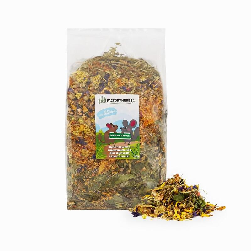 Alimento para chinchillas y degus factoryherbs nie byle badyle  1kg