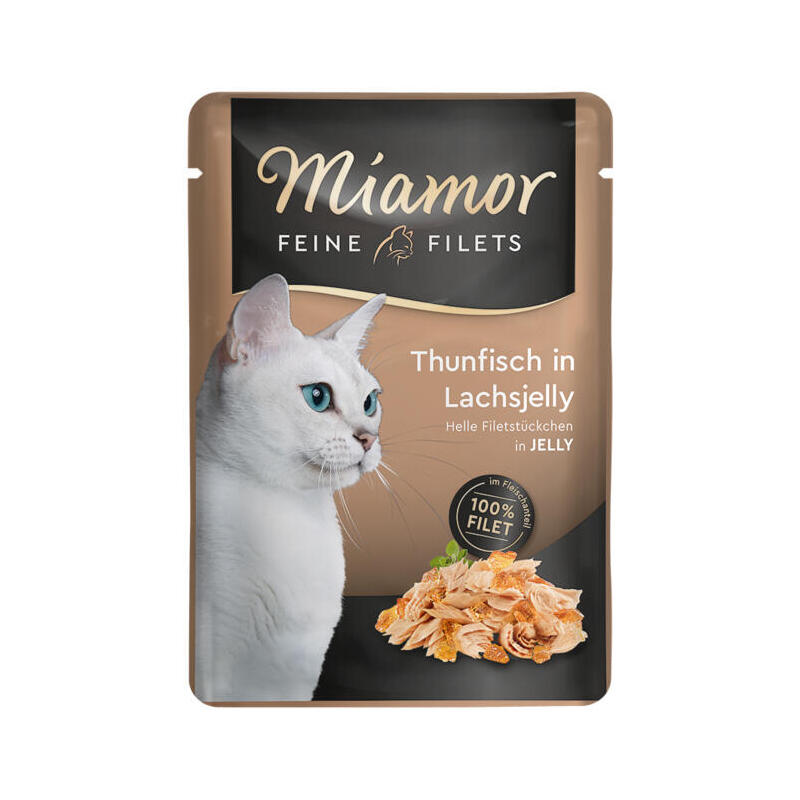 Alimento seco para gatos miamor 74078  100 g adulto salmÓn, atÚn