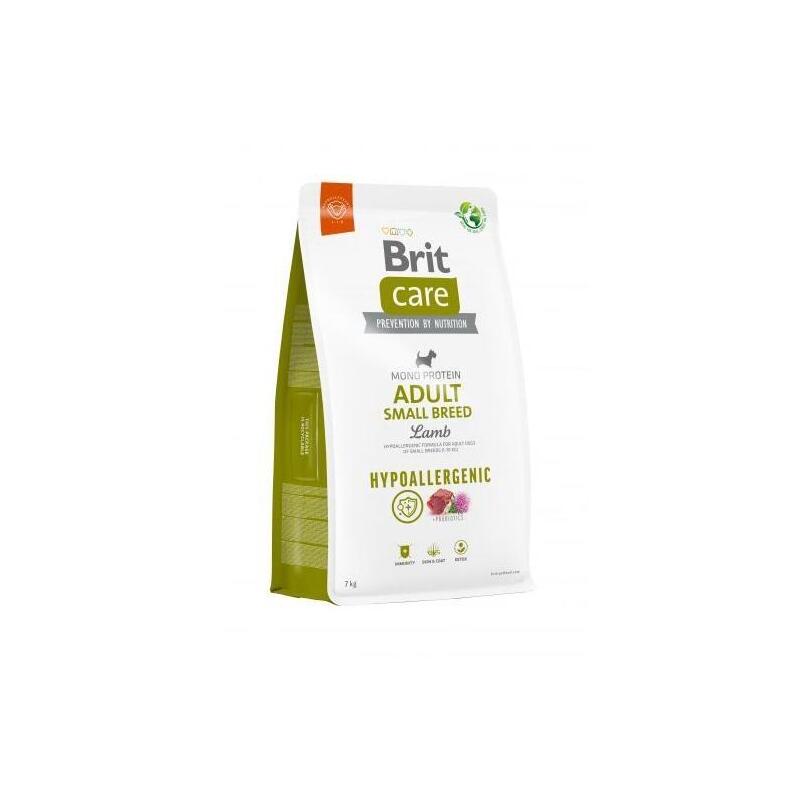 Alimento seco para perros brit care hypoallergenic adult small breed lamb&rice 7 kg