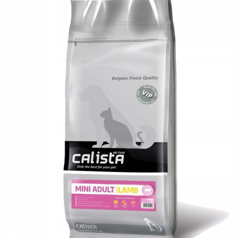Alimento seco para perros calista mini adult lamb  12kg