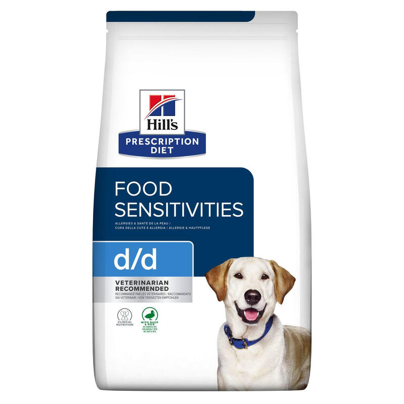 Alimento seco para perros hill’s pd d/d sensibilidades alimentarias, pato y arroz  4kg