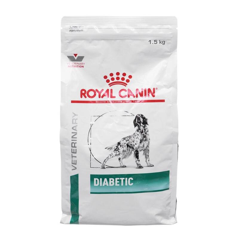Alimento seco para perros royal canin vet diabetic  aves de corral 1,5 kg
