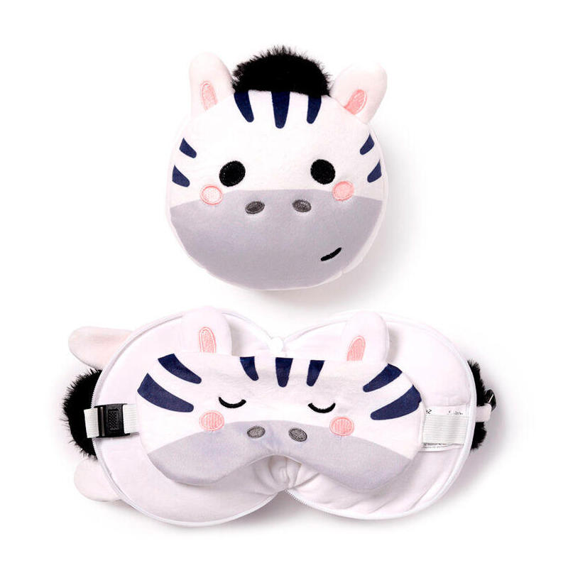 Almohada viaje antifaz cebra bali adoramals relaxeazzz