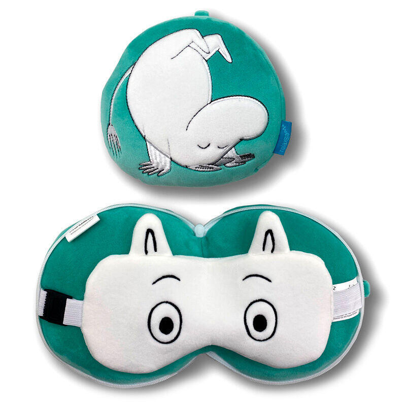 Almohada viaje antifaz mumin resteazzz