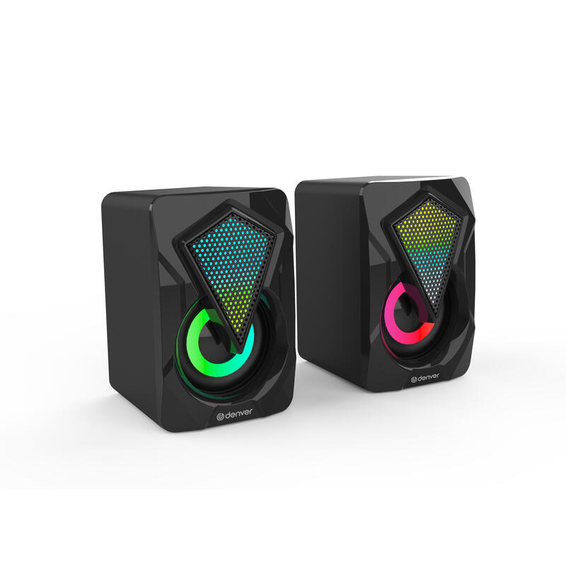 Altavoces gaming denver gas 500 2 x 3w rms usb rgb