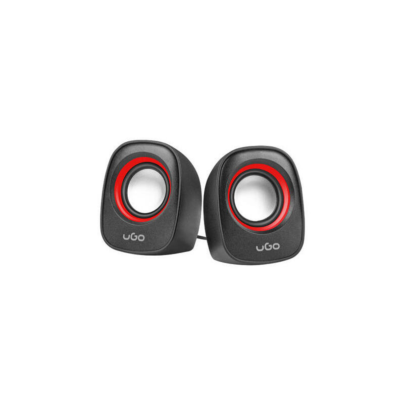 Altavoces ugo 2.0 tamu s100 rojo ugl-1790