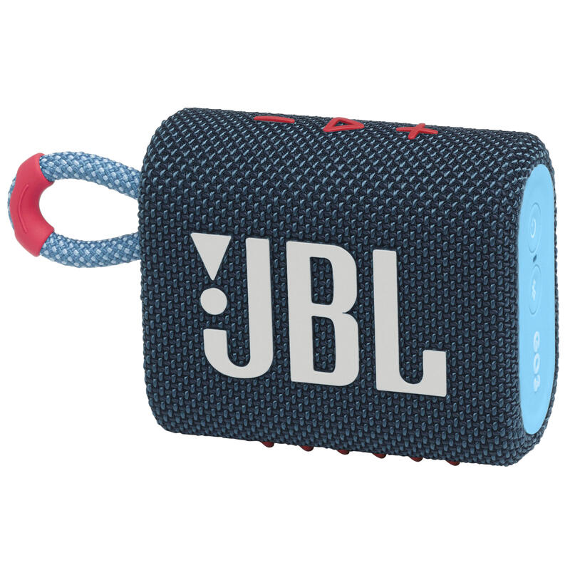 Altavoz con bluetooth jbl go 3/ 4.2w/ 1.0/ azul rosa