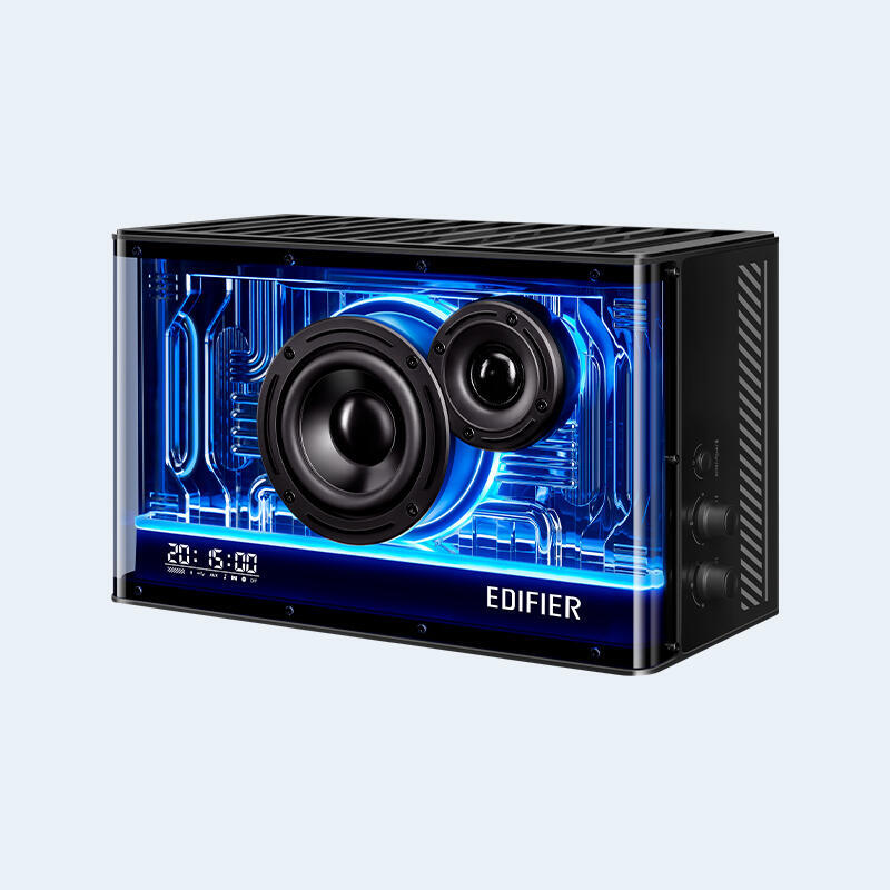 Altavoz edifier qd35 bluetooth, rgb, negro retail