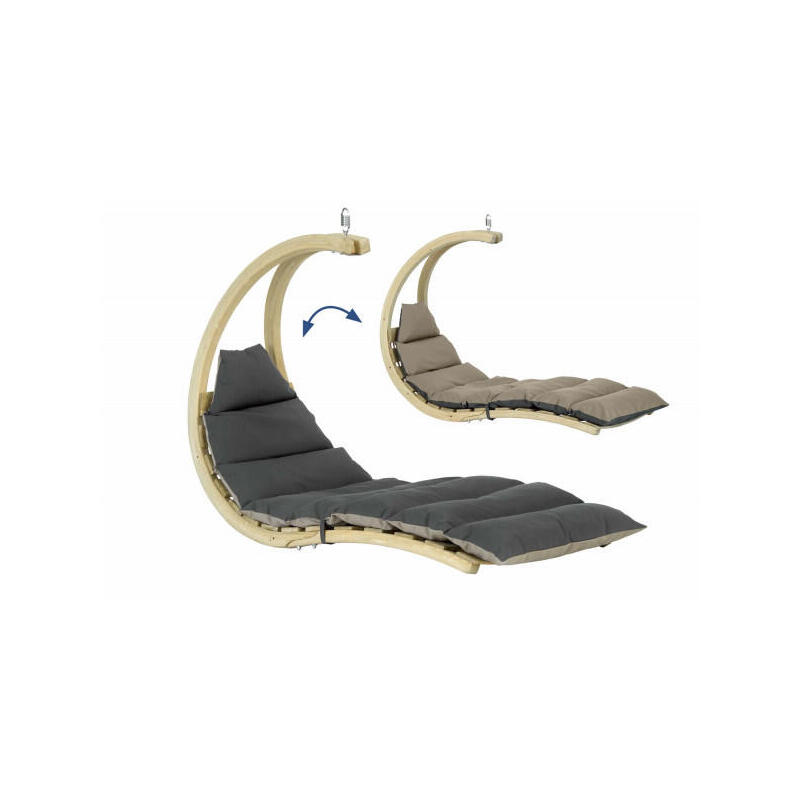 Amazonas swing lounger antracita az-2020400, silla colgante az-2020400