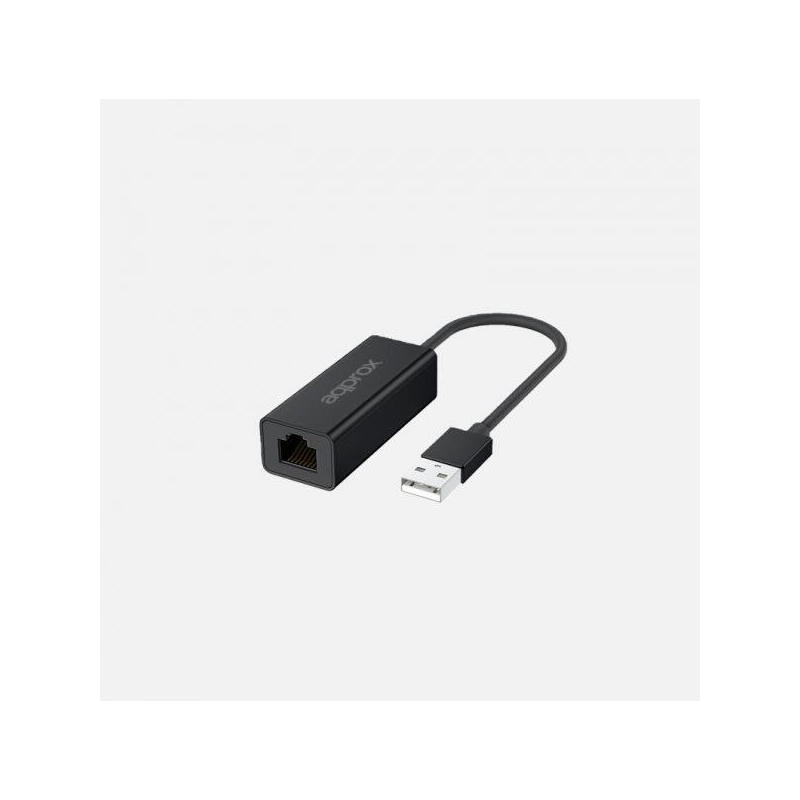 Approx adaptador usb-a 3.0 a rj-45 – transferencia rapida hasta 2.5 gbps – cable de 17cm