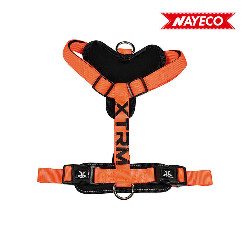 Arnes x-trm cronos neon flash 35-60×1.5cm naranja nayeco