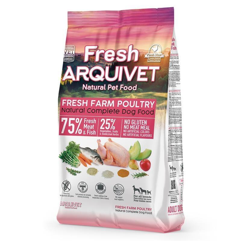 Arquivet fresh chicken and oceanic fish – alimento seco para perros – 10 kg