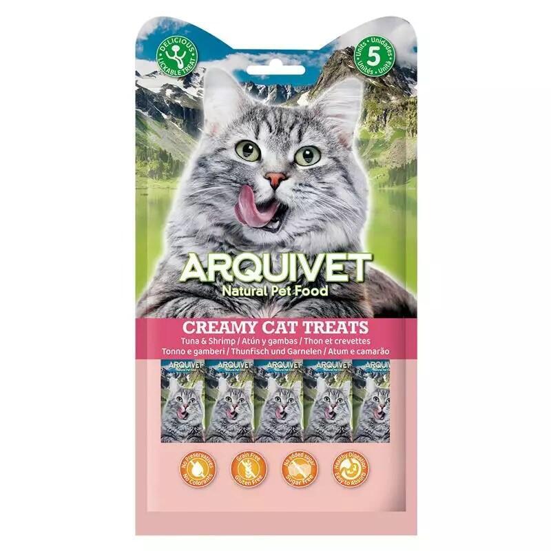 Arquivet snack cremoso con atÚn y gambas 5×14 g