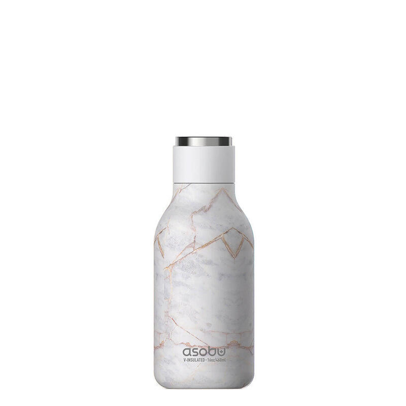 Asobu urban drink bottle marble, 0.473 l