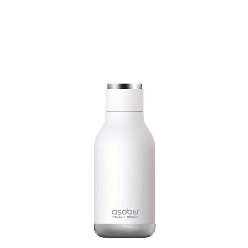 Asobu – urban – termo de acero inoxidable blanco