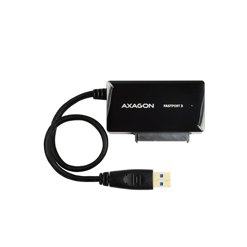 Axagon adaptador adsa-fp3 fastport3, usb3.0, hdd/ssd/odd, sata 6g – fuente de alimentaciÓn