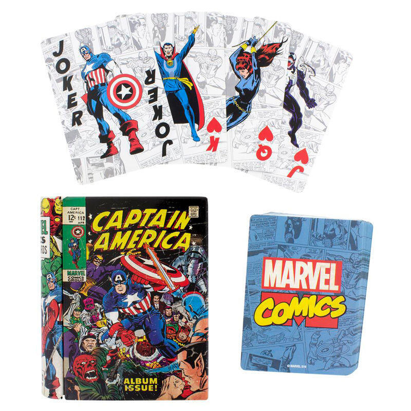 Baraja cartas marvel
