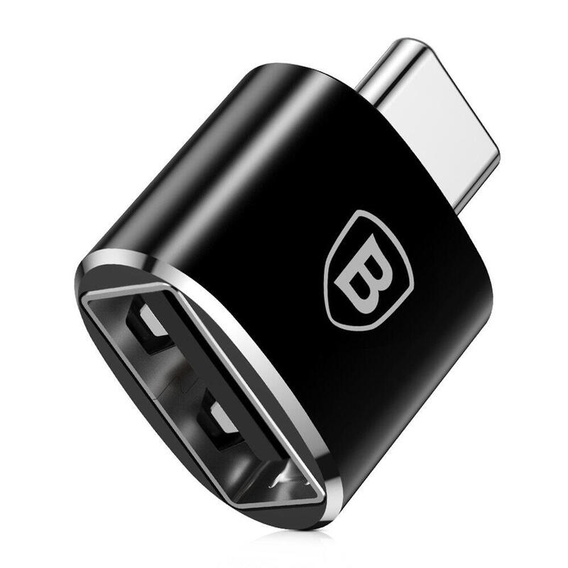 Baseus adapter usb-c to usb connector otg black catotg-01