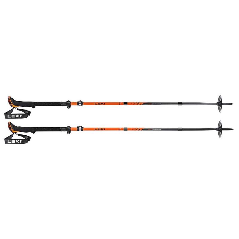 Bastones de esquí de travesía y trekking leki sherpa fx carbon strong 120-140 cm