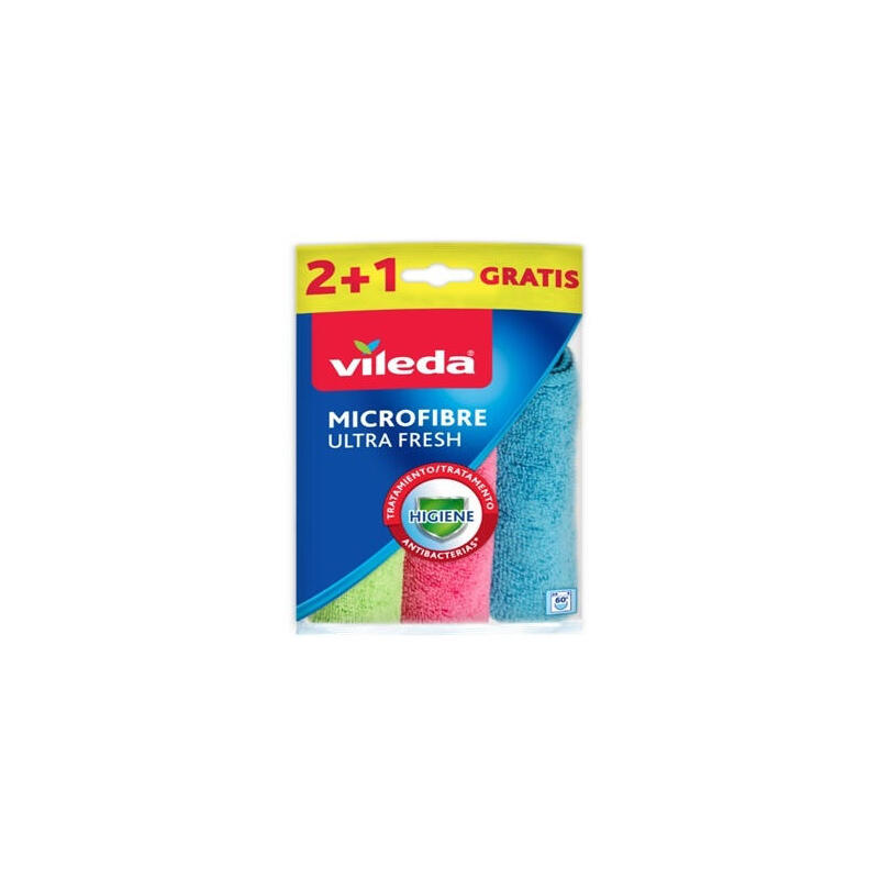Bayeta microfibras ultrafresh 2+1 167602 vileda