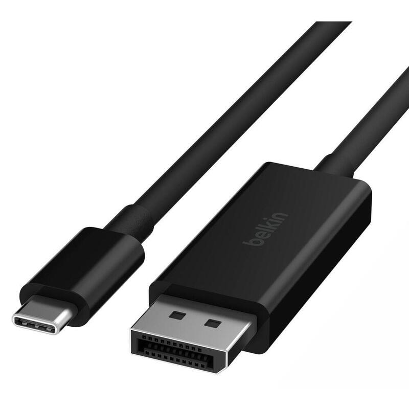 Belkin avc014bt2mbk 2 m usb tipo c displayport negro